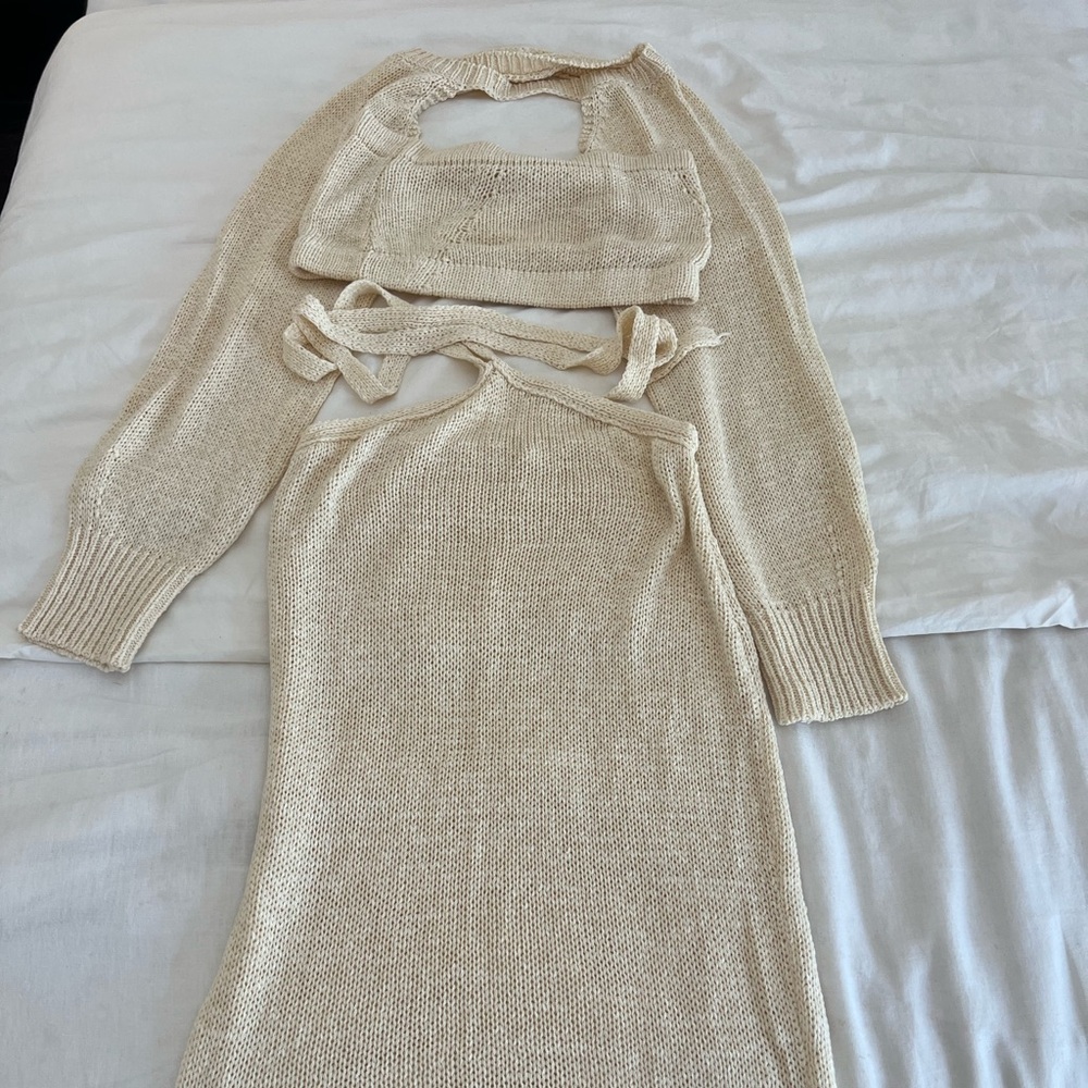 3 piece knit set